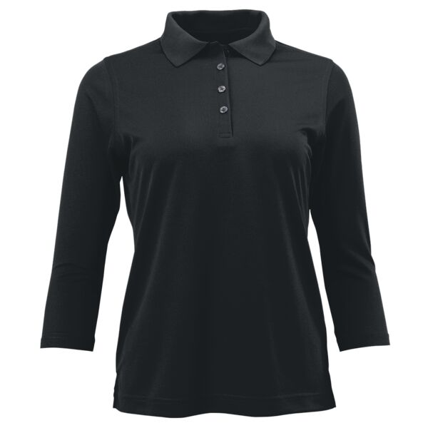 Women's Lady Palm Three-Quarter Sleeve Polo Thumbnail
